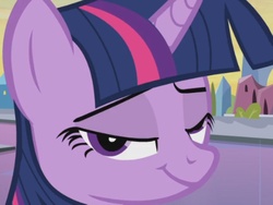 Size: 1024x768 | Tagged: safe, screencap, twilight sparkle, g4, derp, faic, female, lidded eyes, solo