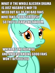 Size: 625x833 | Tagged: safe, lyra heartstrings, g4, alicorn drama, conspiracy lyra, exploitable meme, meme