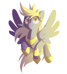 Size: 1095x1197 | Tagged: safe, artist:dawnfire, derpy hooves, alicorn, pony, g4, alicornified, armor, derpicorn, epic derpy, female, flying, race swap, simple background, solo, transparent background