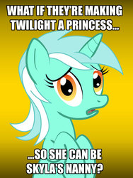 Size: 600x800 | Tagged: safe, lyra heartstrings, g4, alicorn drama, conspiracy lyra, exploitable meme, meme