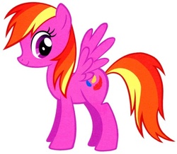 Size: 400x349 | Tagged: safe, feathermay, pegasus, pony, g4, recolor, simple background, solo, vector, white background