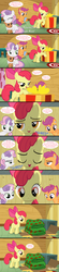 Size: 1280x5837 | Tagged: dead source, safe, artist:jan, apple bloom, scootaloo, sweetie belle, earth pony, pegasus, pony, unicorn, ask the crusaders, comic:the presents, g4, apple bloom's bow, bipedal, bipedal leaning, blank flank, blanket, bow, butt, cutie mark crusaders, female, filly, foal, golden eyes, green eyes, hair bow, hug, ipod, leaning, looking back, magenta hair, magenta mane, magenta tail, open mouth, orange body, orange coat, orange fur, orange pony, orange wings, pink hair, pink mane, pink tail, plot, present, purple eyes, purple hair, purple mane, purple tail, raised hoof, red hair, red mane, red tail, show accurate, solo, tail, teddy bear, trio, trio female, tumblr, two toned hair, two toned mane, two toned tail, underhoof, white body, white coat, white fur, white pony, wings, yellow body, yellow coat, yellow fur, yellow pony