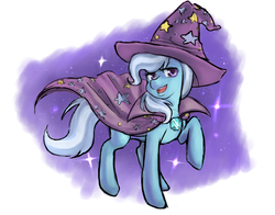 Size: 1056x828 | Tagged: safe, artist:moon-beams, trixie, g4, smiling