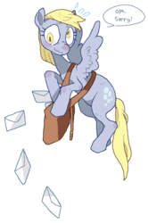 Size: 540x812 | Tagged: safe, artist:applesemen, derpy hooves, pegasus, pony, g4, female, mare