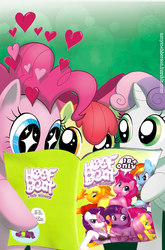 Size: 800x1213 | Tagged: safe, edit, idw, apple bloom, pinkie pie, sweetie belle, g4, hoofbeat