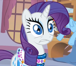 Size: 696x599 | Tagged: safe, screencap, rarity, pony, unicorn, g4, just for sidekicks, cropped, female, mare, reaction image, shocked, solo, wide eyes