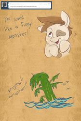 Size: 1024x1528 | Tagged: safe, artist:pashapup, pipsqueak, ask pipsqueak the pirate, g4, monster