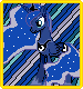 Size: 75x80 | Tagged: safe, artist:moondramon, princess luna, pony, g4, female, pixel art, solo