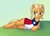 Size: 1663x1200 | Tagged: safe, artist:postscripting, artist:psescape, applejack, g4, alternate hairstyle, flag, solo, spice girls, texas, wide hips