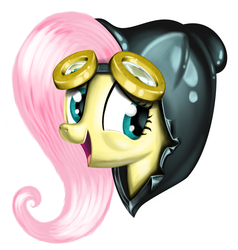 Size: 2000x2103 | Tagged: safe, artist:centpl, fluttershy, pony, g4, dangerous mission outfit, female, goggles, solo
