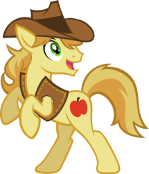 Size: 6000x6966 | Tagged: safe, artist:tygerbug, braeburn, earth pony, pony, g4, absurd resolution, male, simple background, solo, transparent background, vector