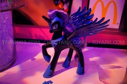 Size: 1600x1063 | Tagged: safe, nightmare moon, alicorn, pony, g4, electronic toy, irl, photo, talking, talking nightmare moon, toy