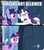 Size: 1280x1440 | Tagged: safe, edit, edited screencap, screencap, rarity, twilight sparkle, g4, games ponies play, :c, all new, duo, hub logo, image macro, insulting rarity, meme, text, virgin