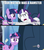 Size: 1280x1440 | Tagged: safe, edit, edited screencap, screencap, rarity, twilight sparkle, g4, games ponies play, my little pony: friendship is magic, hub logo, insulting rarity, meme, monty python, monty python and the holy grail