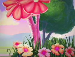 Size: 640x480 | Tagged: safe, screencap, g3, two for the sky, background, flower, flower tree, no pony, tree