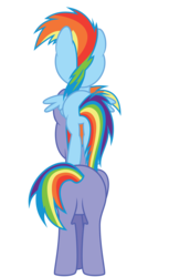 Size: 3296x5380 | Tagged: safe, artist:really-unimportant, rainbow blaze, rainbow dash, pegasus, pony, g4, games ponies play, absurd resolution, butt, duo, duo male and female, female, filly, male, plot, simple background, stallion, transparent background, vector