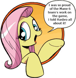 Size: 421x431 | Tagged: safe, idw, fluttershy, pony, fighting is magic, friendship is magic #3, g4, my little pony: friendship is magic (idw), bad advice fluttershy, comic, exploitable meme, fighting is drama, meme, solo, this will end in tears