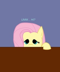 Size: 629x750 | Tagged: safe, fluttershy, g4, bust, cyborg 009, gray background, hi, portrait, simple background, solo