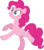 Size: 5243x6000 | Tagged: safe, artist:sairoch, pinkie pie, earth pony, pony, g4, absurd resolution, bipedal, losing balance, shocked, simple background, transparent background, vector