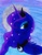 Size: 1551x1999 | Tagged: safe, artist:sami896968, artist:steffy-beff, princess luna, pony, g4, female, solo, traditional art