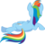 Size: 6000x5878 | Tagged: safe, artist:sairoch, rainbow dash, g4, lesson zero, absurd resolution, simple background, transparent background, vector