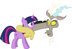 Size: 5999x4147 | Tagged: safe, artist:sairoch, discord, twilight sparkle, g4, the return of harmony, absurd resolution, simple background, transparent background, vector
