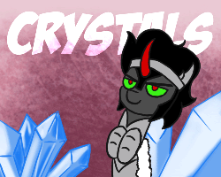Size: 500x400 | Tagged: safe, king sombra, pony, unicorn, g4, animated, crystal, cute, dancing, frame by frame, male, one word, solo, sombradorable, stallion, that pony sure does love crystals