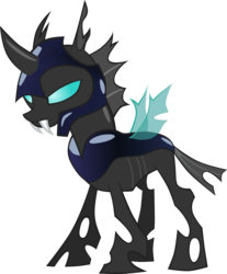 Size: 6000x7232 | Tagged: safe, artist:sairoch, changeling, absurd resolution, changeling officer, simple background, solo, transparent background, vector