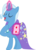 Size: 5049x6939 | Tagged: safe, artist:critchleyb, trixie, g4, absurd resolution, card, magic