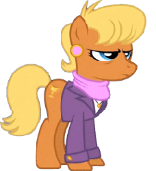 Size: 241x264 | Tagged: safe, ms. harshwhinny, g4, animated, female, hoof tapping, tapping, unamused
