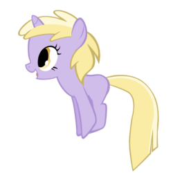 Size: 611x611 | Tagged: safe, artist:clawzipan, dinky hooves, pony, unicorn, g4, female, filly, jumping, solo