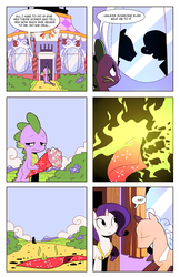 Size: 1320x2040 | Tagged: safe, artist:karzahnii, rarity, spike, g4, comic, ponyquin, tales from ponyville