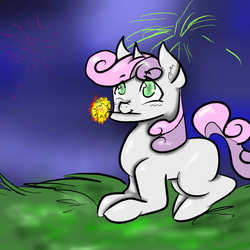 Size: 1000x1000 | Tagged: artist needed, safe, sweetie belle, g4, 30 minute art challenge, fireworks