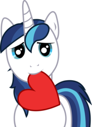 Size: 7845x10799 | Tagged: safe, artist:dragondude51796, shining armor, g4, absurd resolution, heart, simple background, transparent background, valentine, vector