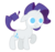 Size: 1038x976 | Tagged: safe, artist:sauec, rarity, pony, unicorn, g4, cute, female, floppy ears, marshmallow, raised hoof, raribetes, simple background, smiling, solo, transparent background, vector