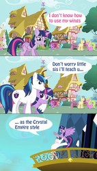 Size: 500x879 | Tagged: artist needed, safe, shining armor, twilight sparkle, alicorn, pony, g4, comic, epic sister tossing, fastball special, female, mare, twilight sparkle (alicorn)