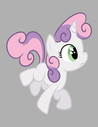 Size: 2975x3850 | Tagged: safe, sweetie belle, pony, unicorn, g4, female, filly, simple background, solo