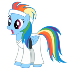 Size: 3616x3403 | Tagged: safe, artist:bl1ghtmare, rainbow dash, pony, call of the cutie, g4, clothes, female, simple background, solo, transparent background, vector
