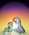 Size: 1991x2376 | Tagged: safe, artist:strangiesleepy, rainbow blaze, rainbow dash, g4, games ponies play, my little pony: friendship is magic, filly