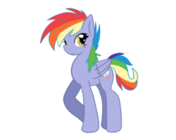 Size: 900x720 | Tagged: safe, artist:anaxboo, rainbow blaze, pegasus, pony, g4, full body, looking away, looking back, rule 63, show accurate, side view, simple background, solo, transparent background