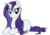 Size: 2880x2000 | Tagged: safe, artist:cartoontiger, artist:whitediamonds, rarity, pony, g4, cute, female, prone, raribetes, simple background, solo, transparent background, vector, wet, wet mane, wet mane rarity