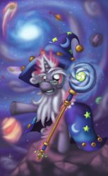 Size: 840x1376 | Tagged: safe, artist:cazra, star swirl the bearded, pony, g4, glasses, male, solo