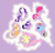 Size: 1639x1583 | Tagged: safe, artist:pinmice, applejack, fluttershy, pinkie pie, rainbow dash, rarity, twilight sparkle, g4, chibi, mane six, pointy ponies