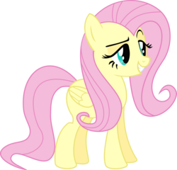 Size: 3125x3000 | Tagged: safe, artist:blueblitzie, fluttershy, pegasus, pony, g4, female, mare, simple background, solo, transparent background