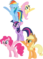 Size: 9000x12484 | Tagged: safe, artist:kysss90, applejack, fluttershy, pinkie pie, rainbow dash, twilight sparkle, g4, absurd resolution