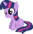 Size: 7000x7149 | Tagged: safe, artist:glancojusticar, artist:quasdar, twilight sparkle, g4, absurd resolution, derp, filly, simple background, transparent background, vector