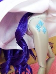 Size: 750x1000 | Tagged: safe, rarity, g4, customized toy, female, irl, monster high, photo, toy