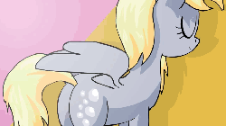 Size: 960x540 | Tagged: safe, artist:alfa995, derpy hooves, pegasus, pony, g4, animated, bag, butt, cardcaptor sakura, catch you catch me, cute, derpabetes, female, frame by frame, gif, mare, plot, saddle bag, solo, underp, youtube link