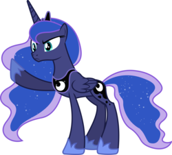 Size: 4234x3827 | Tagged: safe, artist:90sigma, princess luna, alicorn, pony, g4, .svg available, absurd resolution, female, mare, simple background, solo, svg, transparent background, vector
