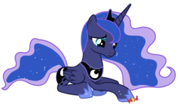 Size: 8000x4700 | Tagged: safe, artist:90sigma, princess luna, alicorn, pony, g4, .svg available, absurd resolution, candy, female, food, lying down, mare, prone, simple background, solo, svg, transparent background, vector